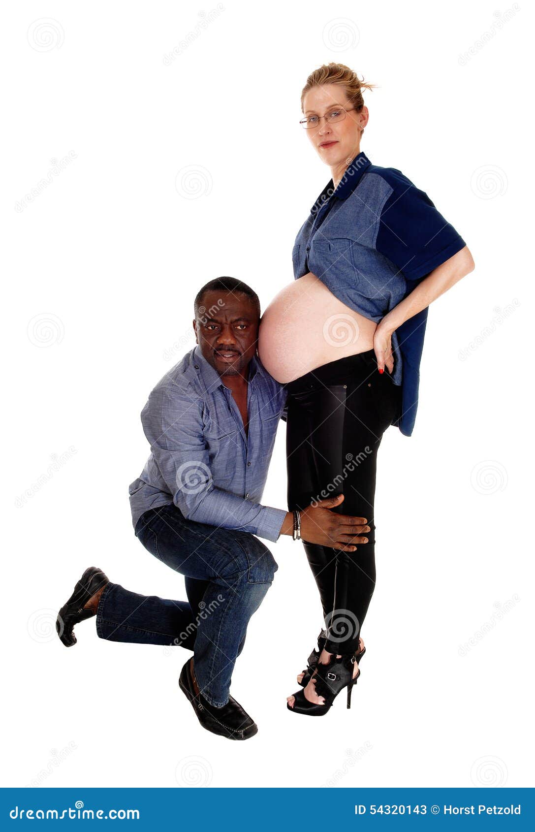 By wife black man pregnant Black man