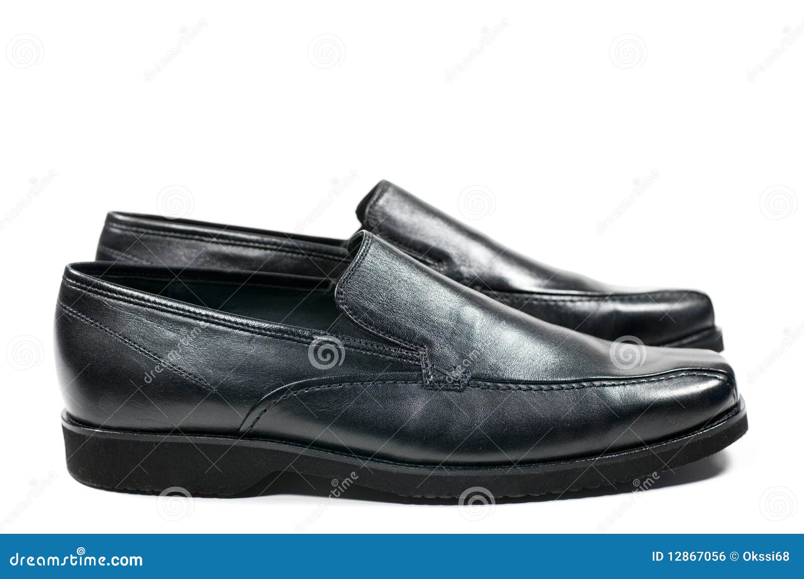 Black man s shoes stock photo. Image of classical, isolated - 12867056