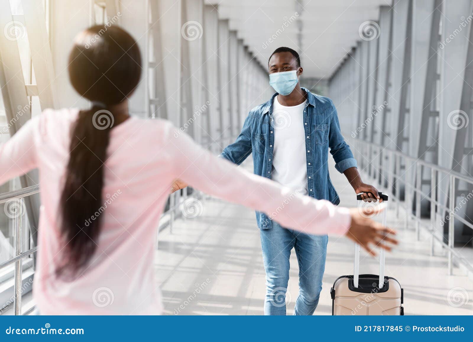 Girlfriend A Passenger Sitting Behind Female Motorcyclist On A Motorbike Cheerful Females