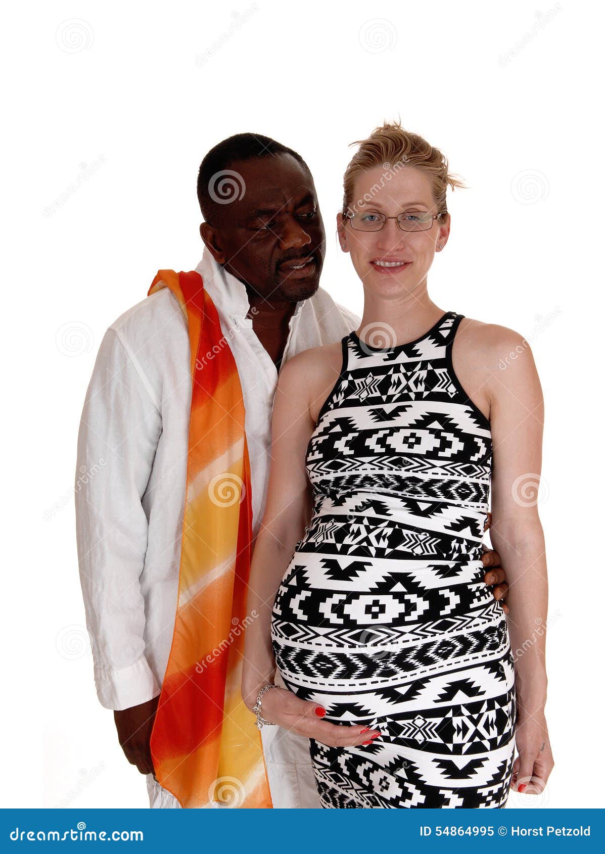 White wife and a black guy