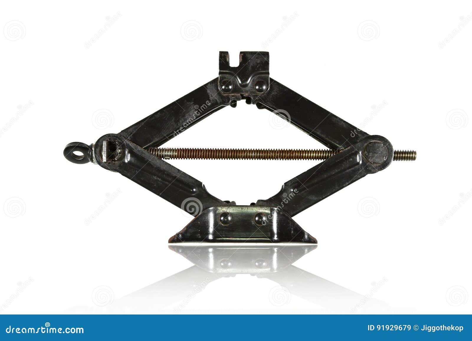 Black Manual Jack for Car Lifter Stock Image Image of automobile