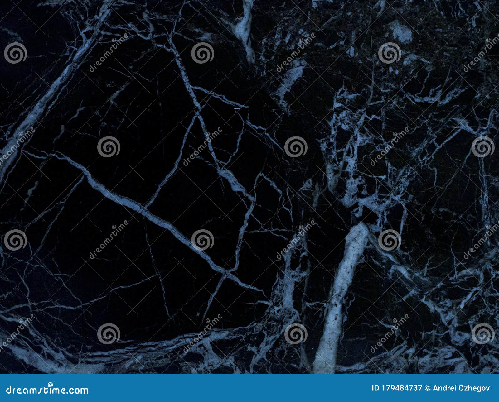 Black Marble Natural Pattern for Background, Abstract Black and Blue