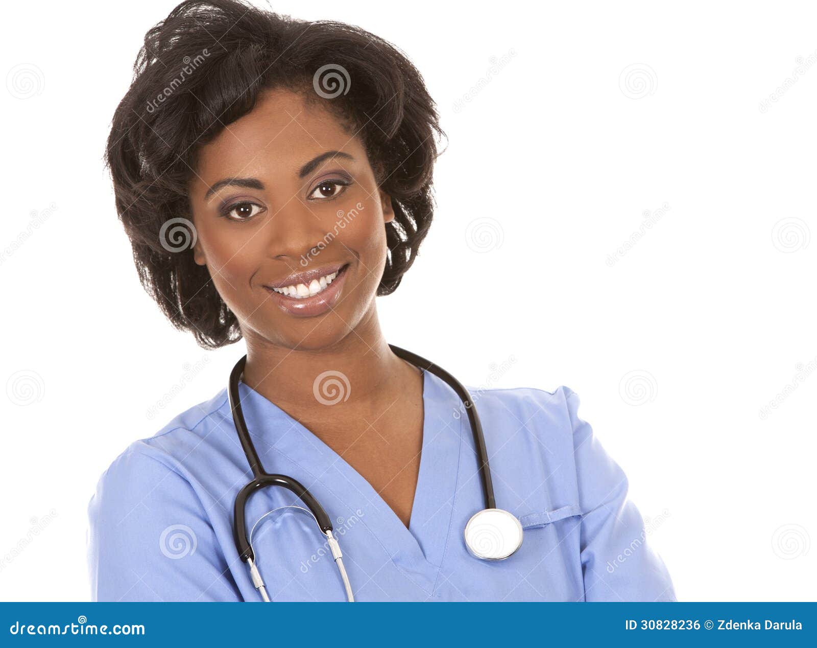 Black medical nurse stock photo. Image of health, happy - 30828236