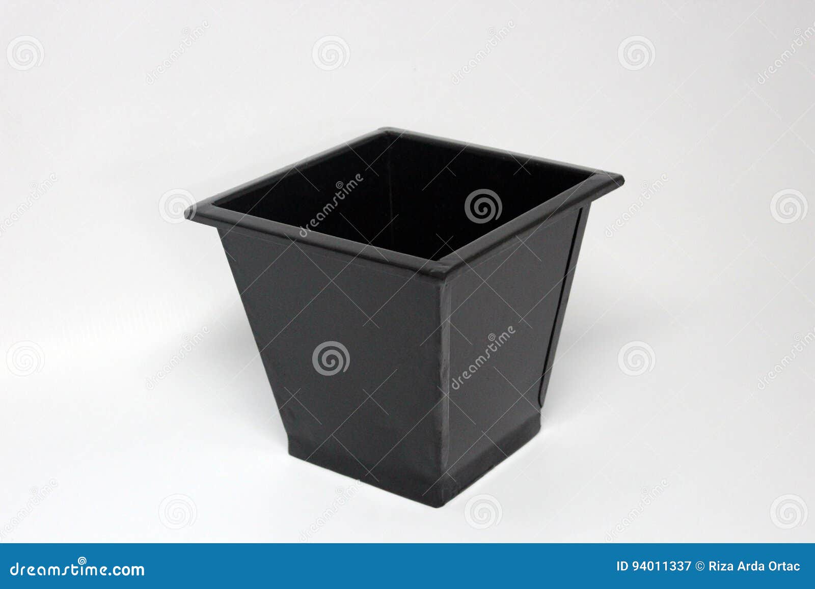 Black Metal Pail stock image. Image of white, background - 94011337