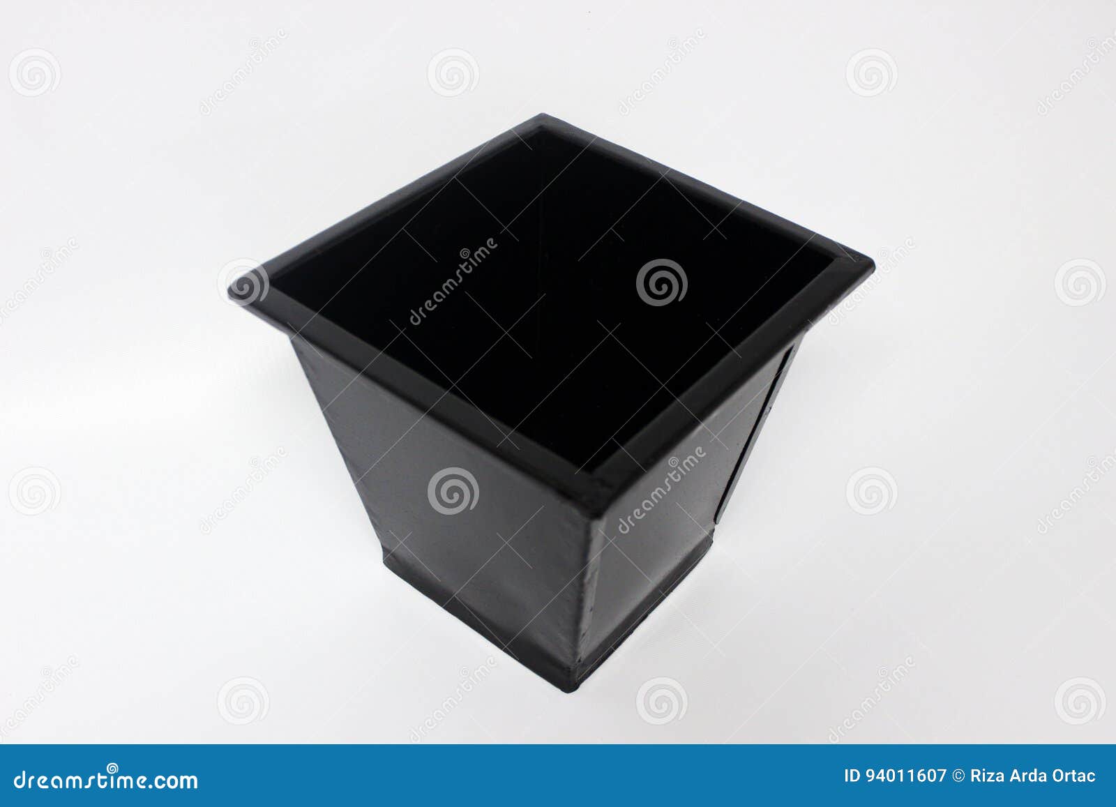 Black Metal Pail stock image. Image of studio, object - 94011607