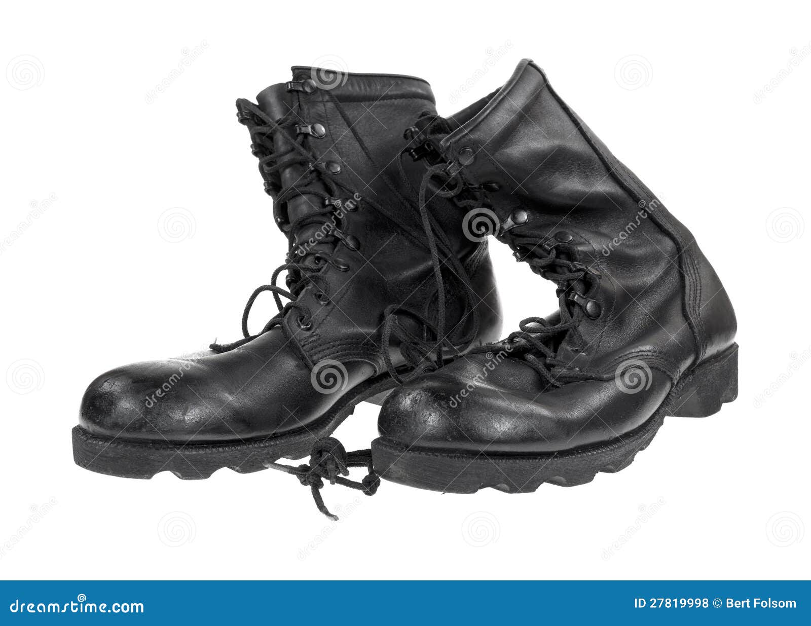Black Military Boots Royalty Free Stock Photos - Image: 27819998