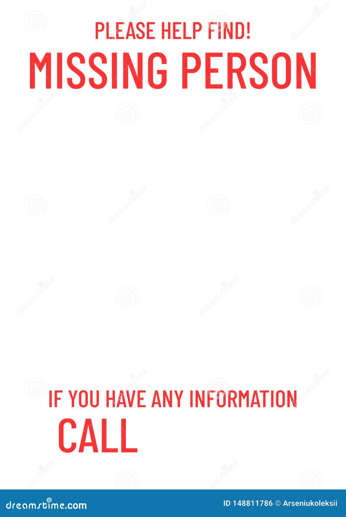 black-missing-poster-template-stock-vector-illustration-of-blank-flyer-148811786