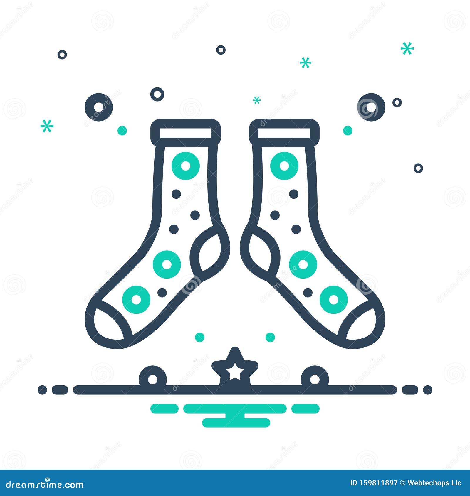 mix icon for fuzziness, socks and nudes