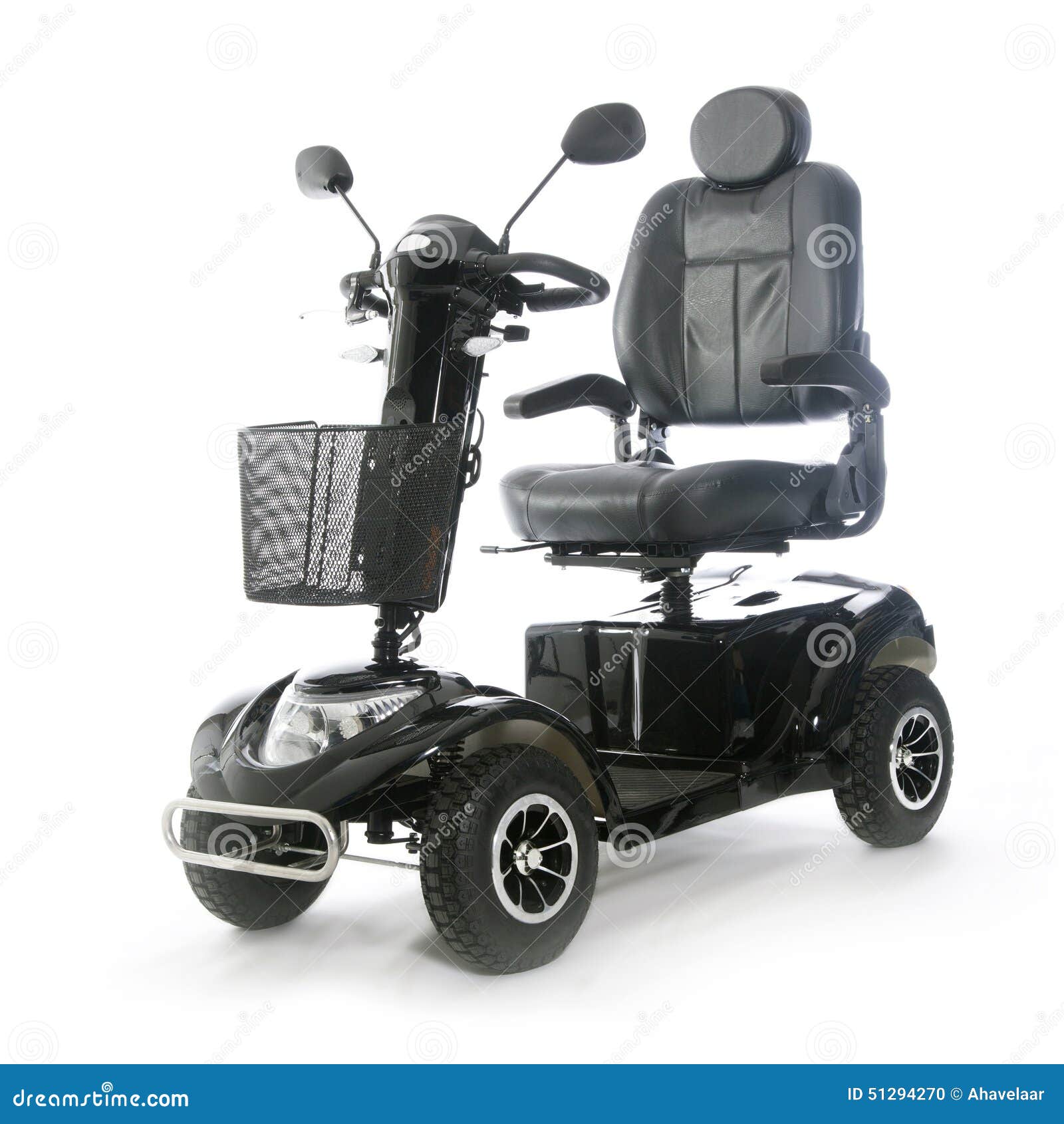 black motorized mobility scooter fot elderly people