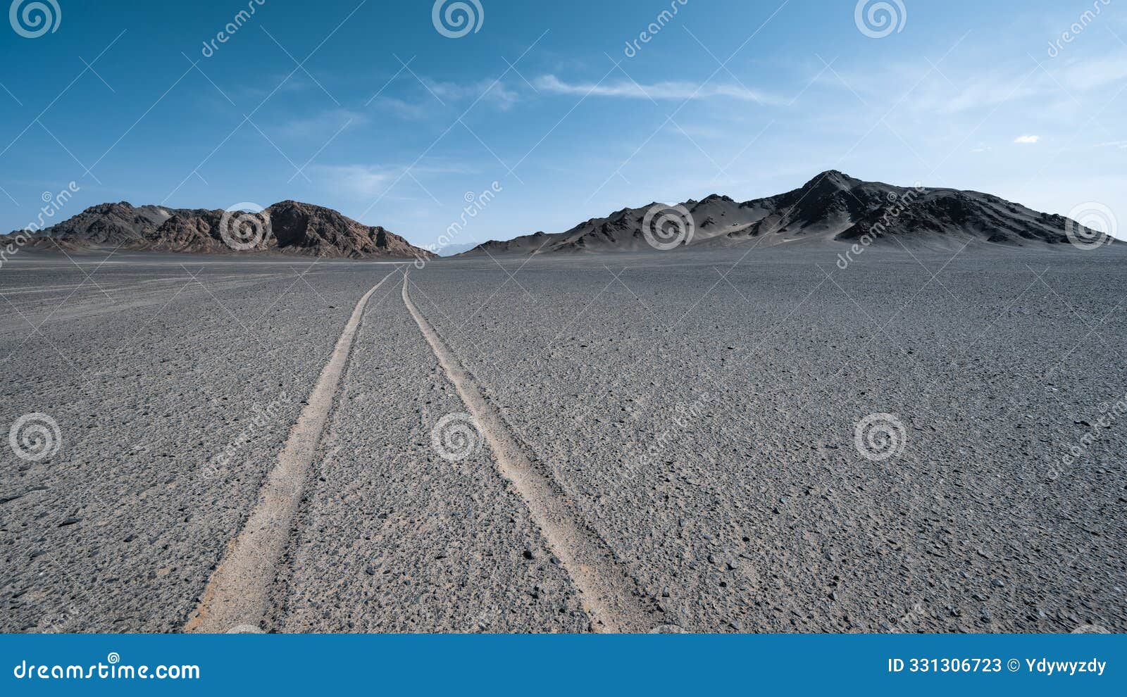 black mountain gobi scenery in lenghu town, qinghai, china