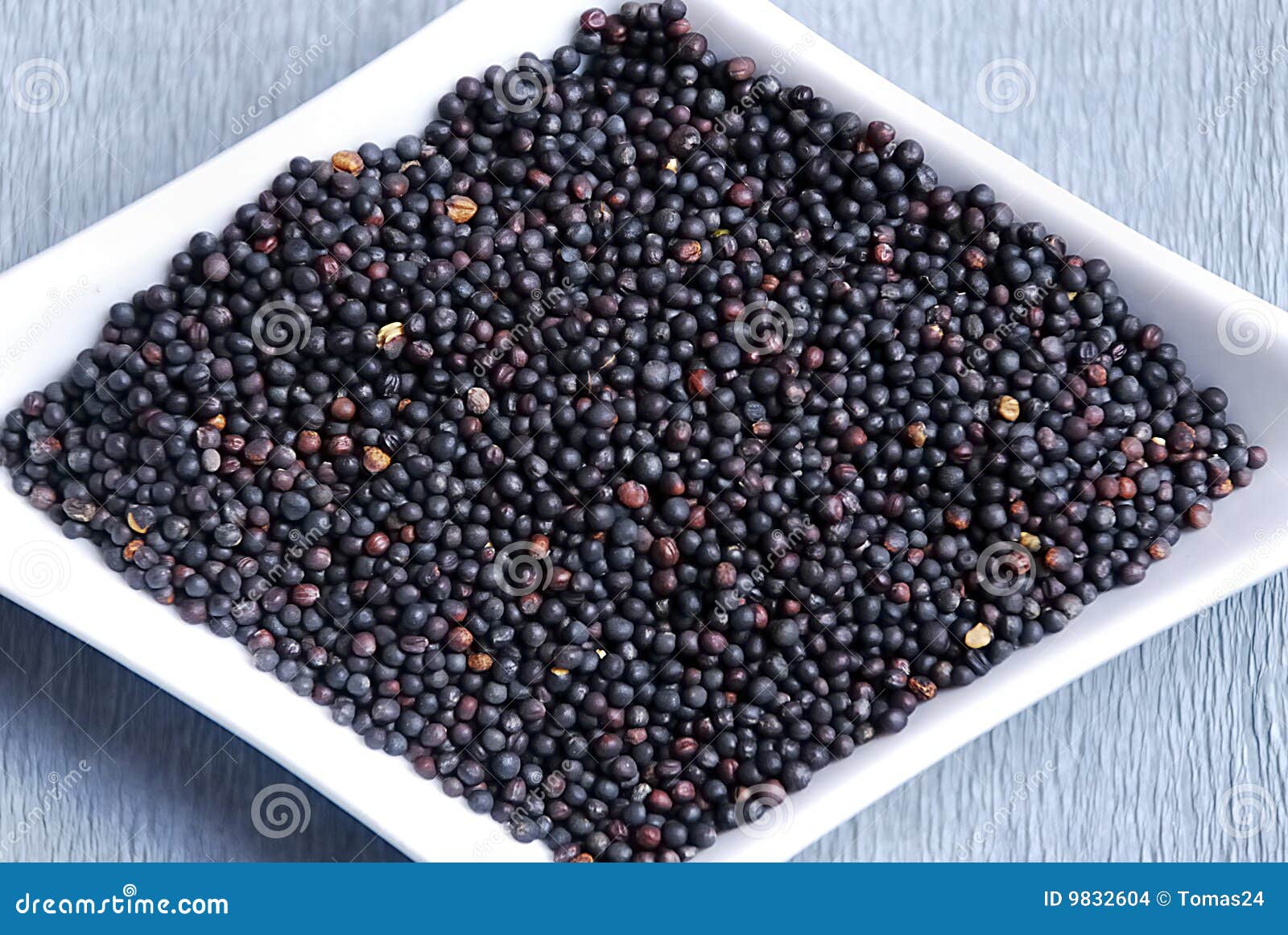 Black mustard seeds stock photo. Image of spicy, black 9832604