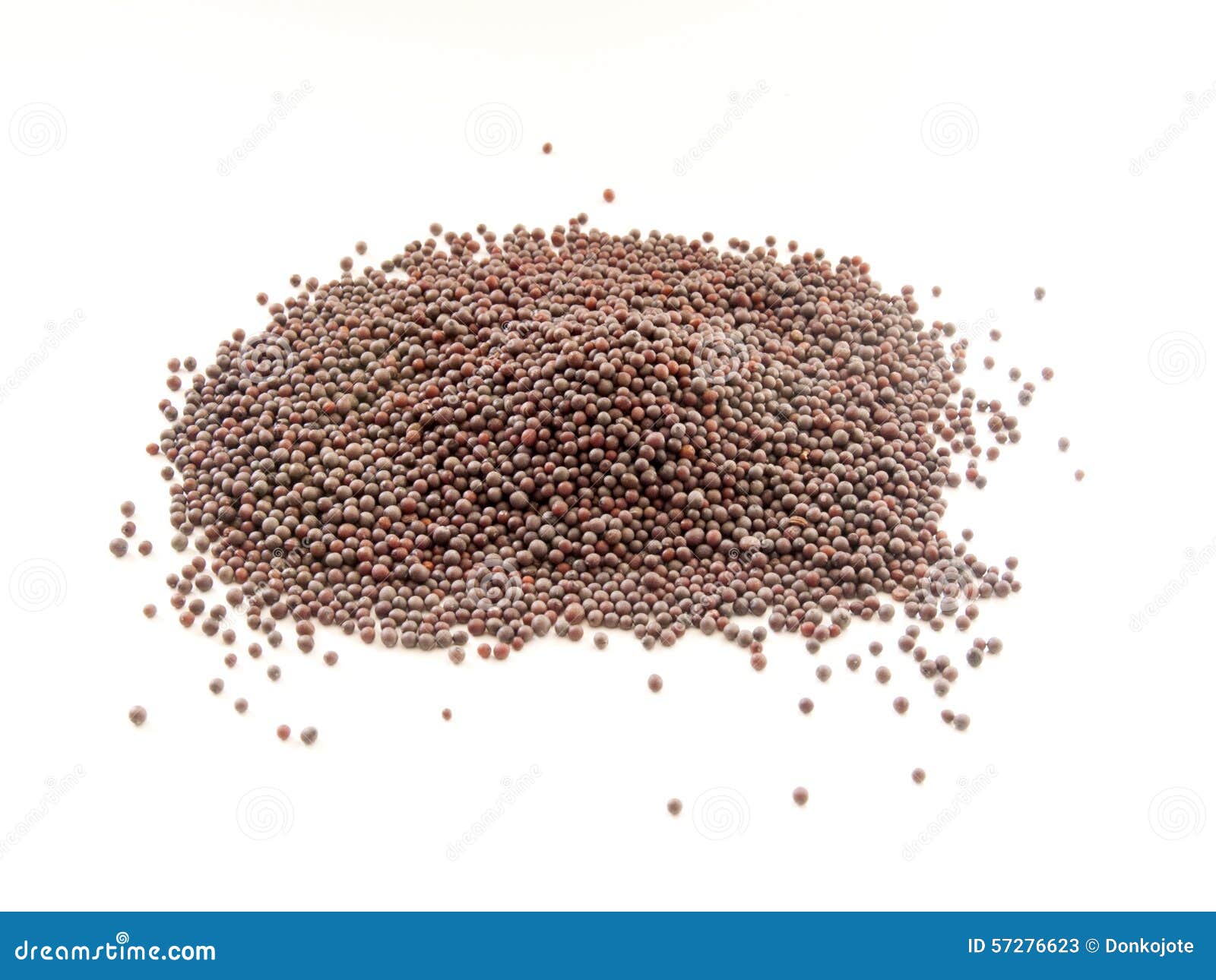 Black Mustard Seeds Jeera Cumin Seeds Cardamom Indian Spice Top Angle