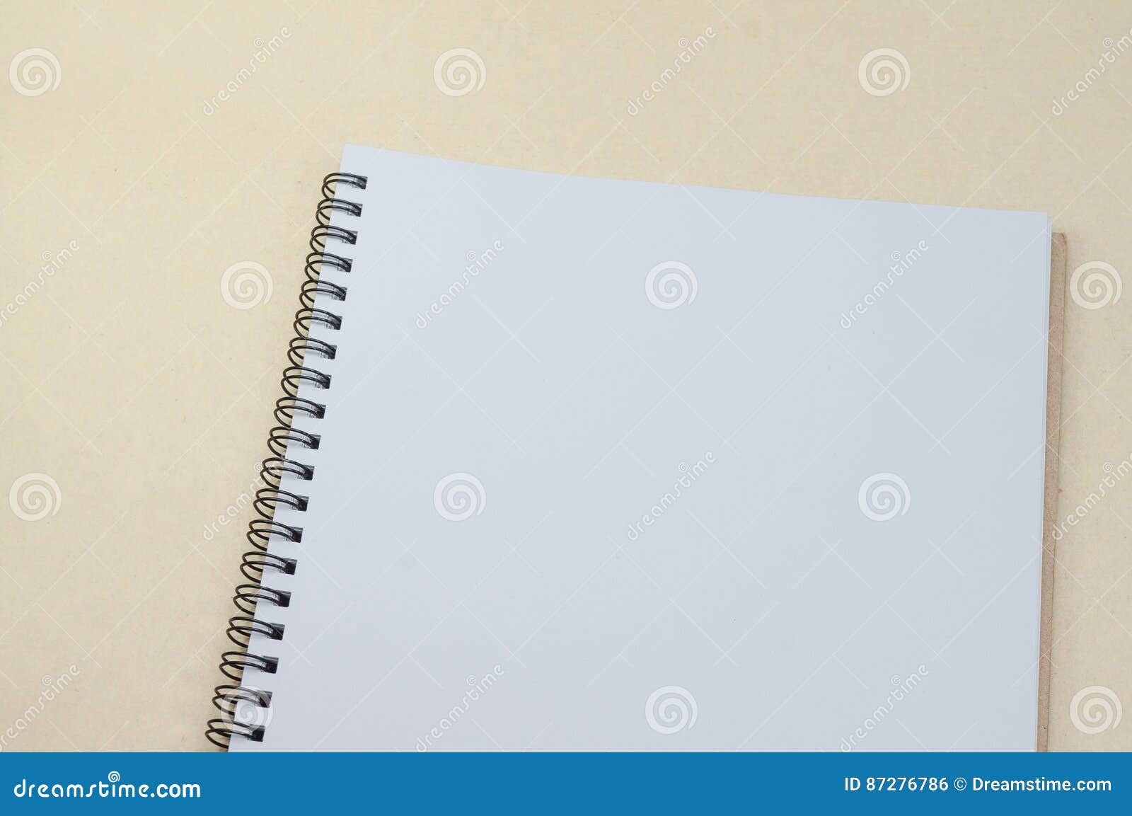 Black Notepad. Realistic Template Notebook. Blank Cover Design. Stock