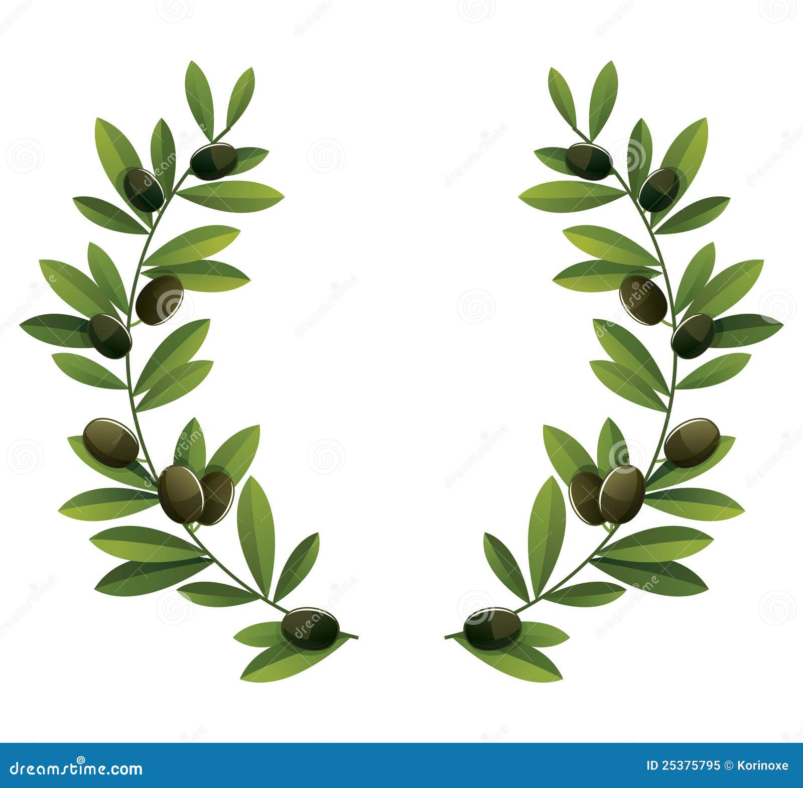 black olive wreath 25375795