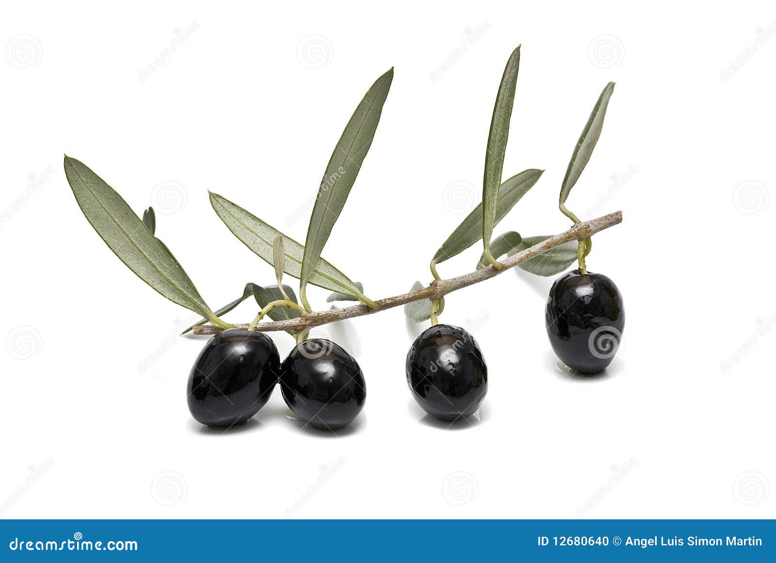 Black olives with leaves. stock photo. Image of energy 12680640