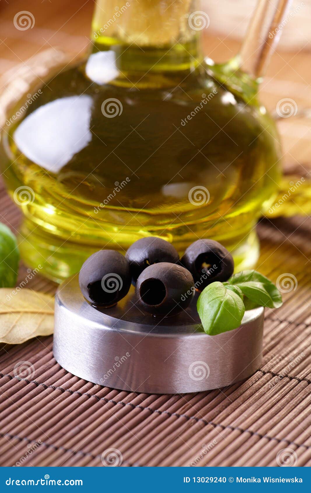 Black olives and oil stock photo. Image of ingredient 13029240