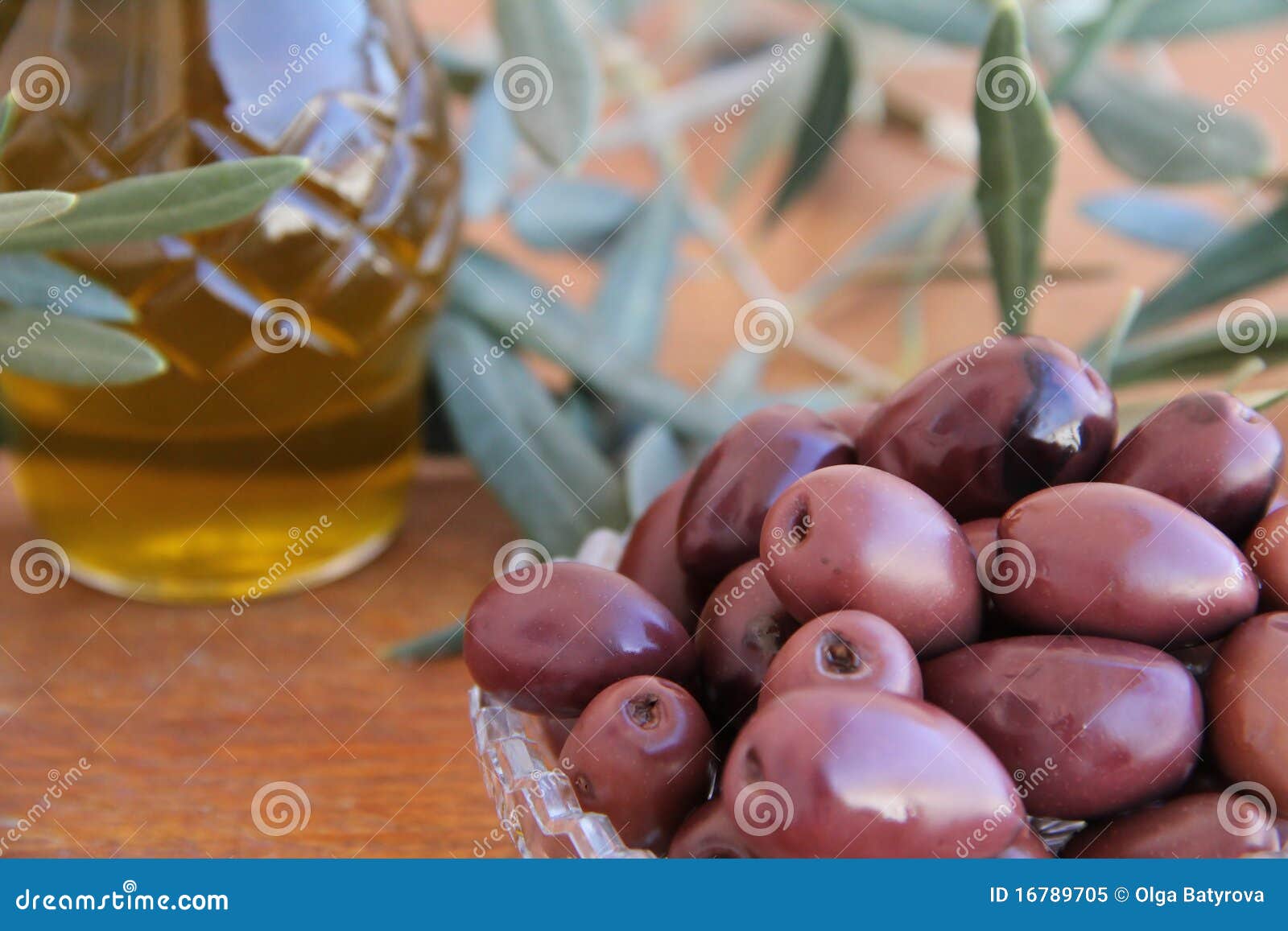 Black Olives and Olive Oil stock image. Image of italian 16789705
