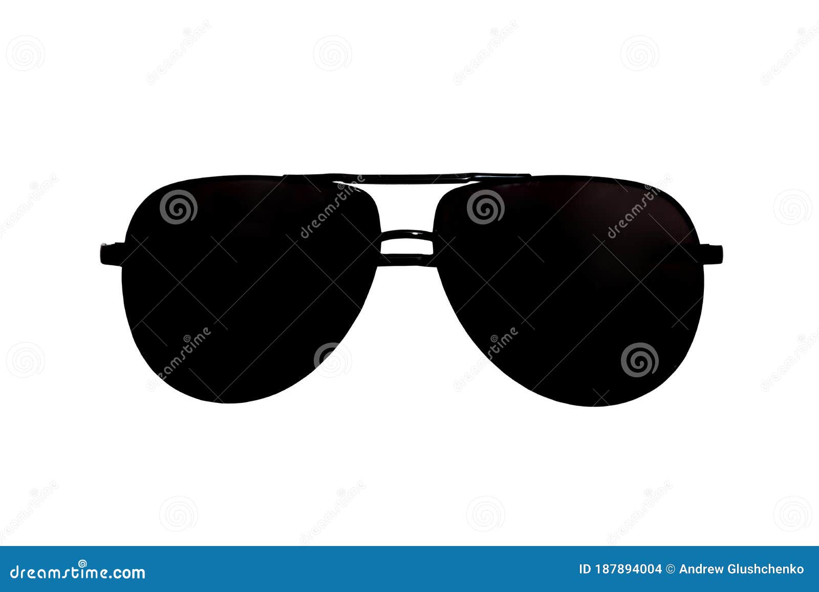 Black Opaque Sunglasses on a White Background, Isolated Stock Photo ...