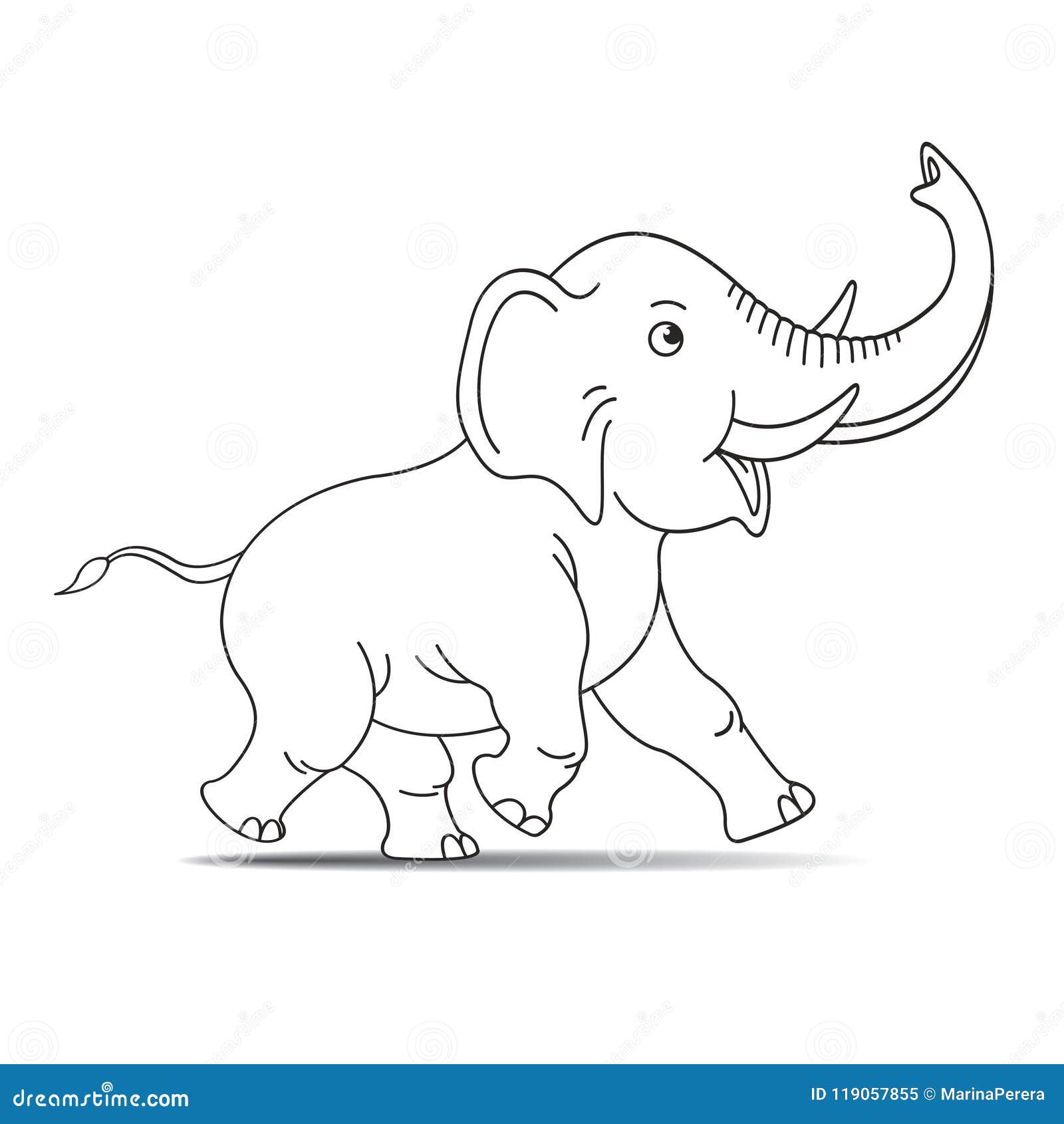 Free Free 195 Elephant Outline Svg SVG PNG EPS DXF File