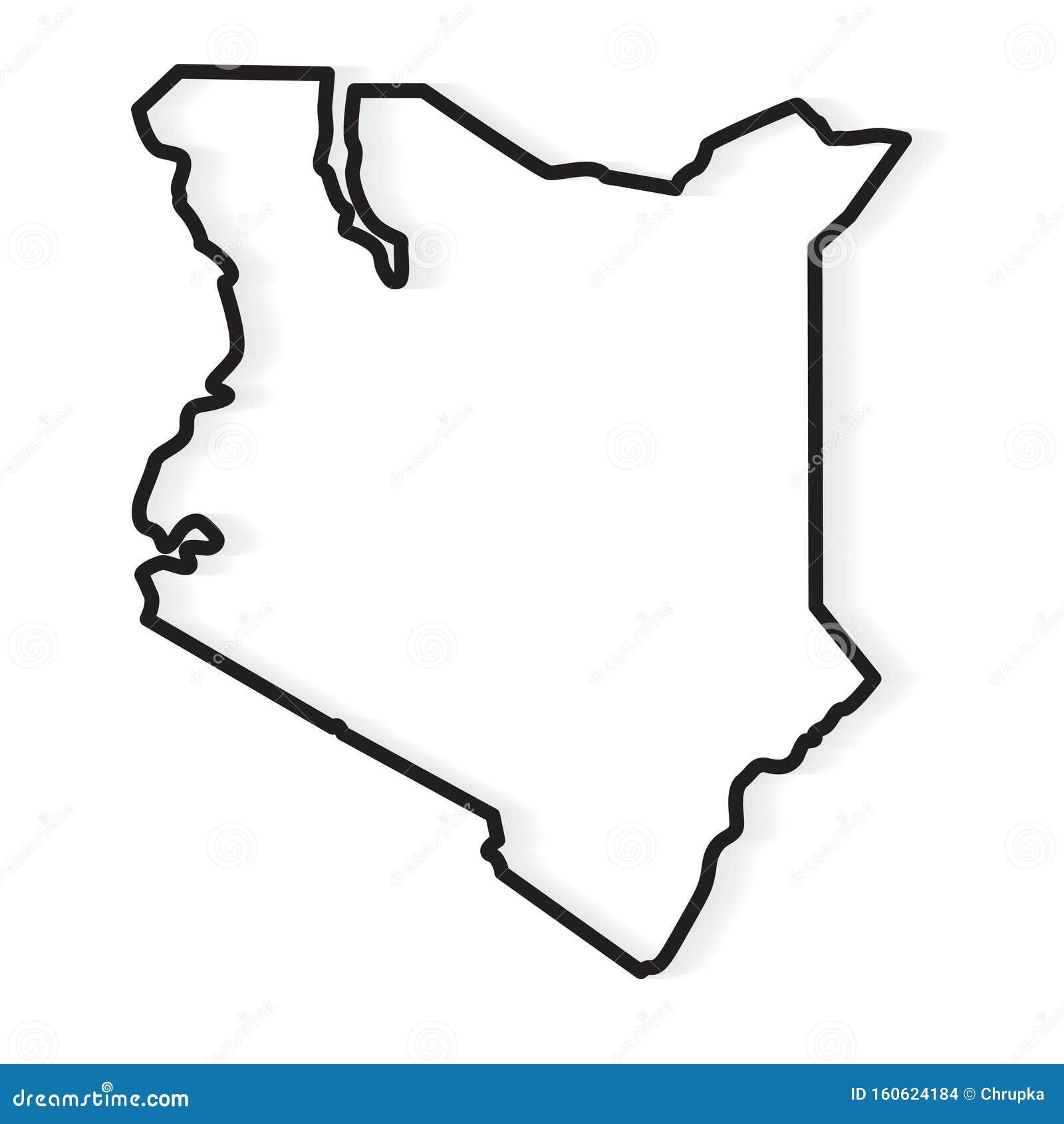 kenya map clipart images