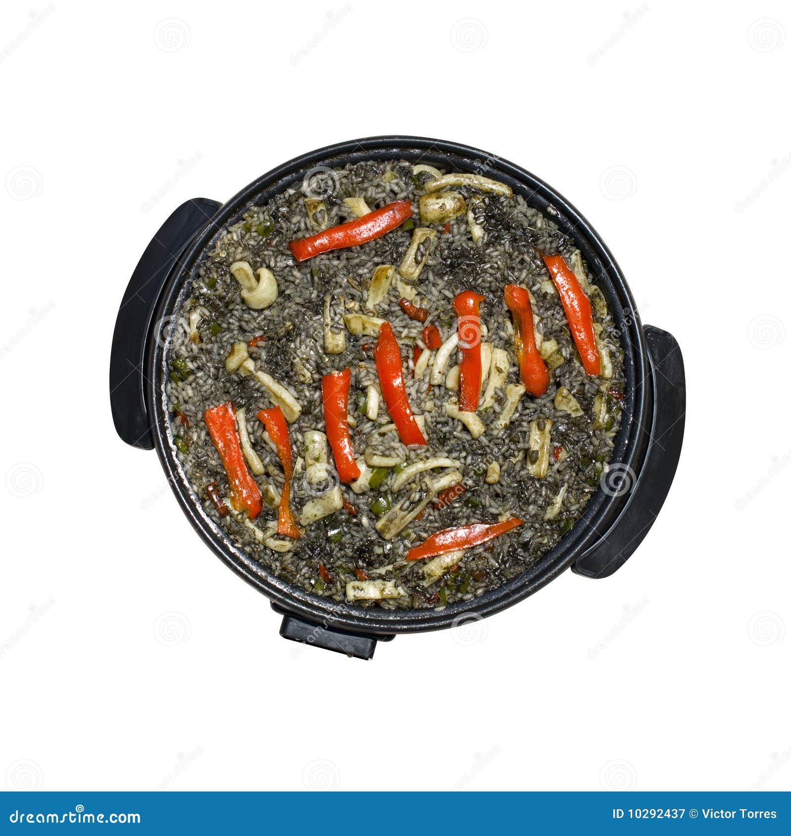 Black Paella Rice stock image. Image of clipping, rice 10292437
