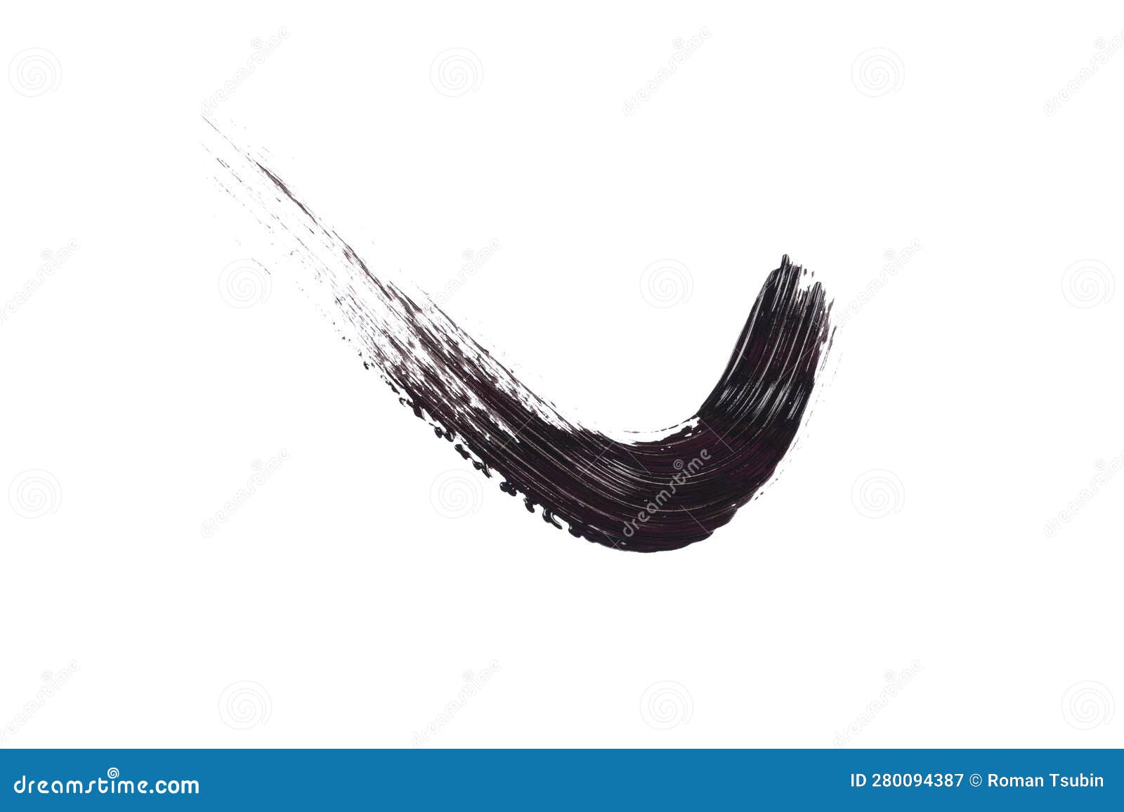 Black Paint Isolated on White Background Stock Image - Image of