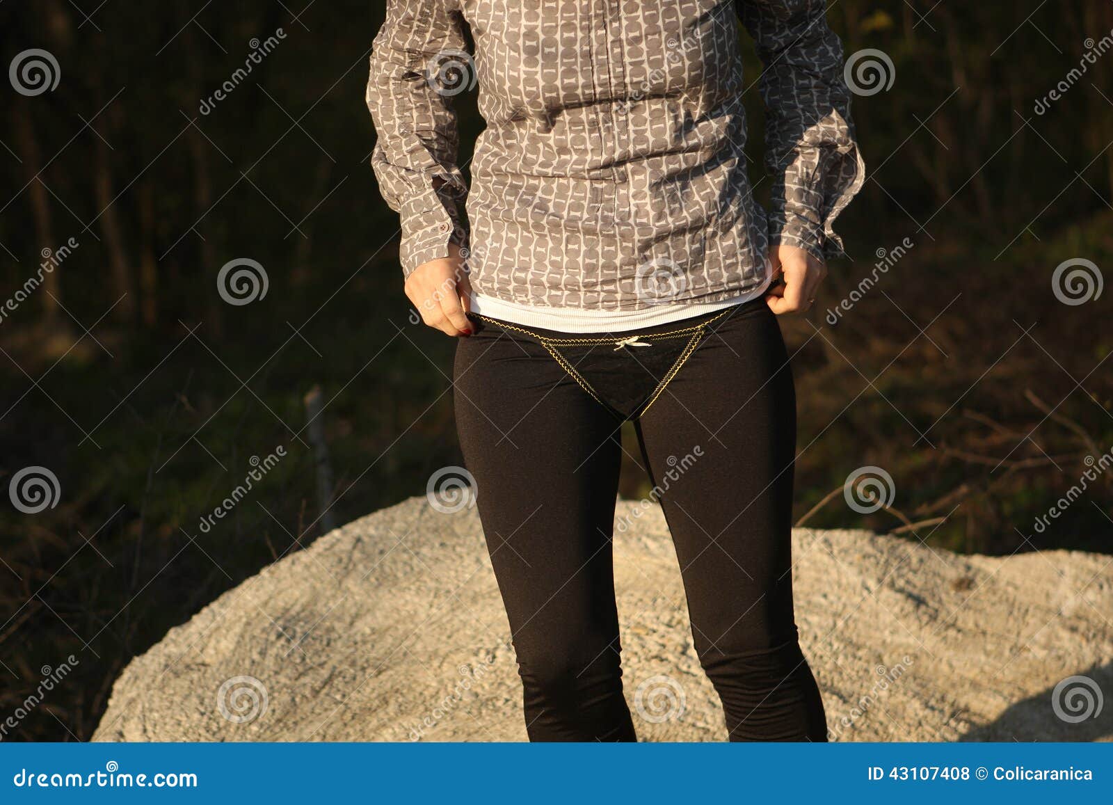 Black panties and leggings stock photo. Image of females - 43107408