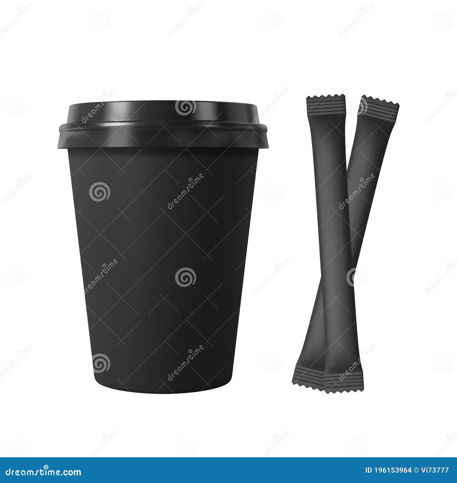 https://thumbs.dreamstime.com/z/black-paper-coffee-cup-lid-sugar-sticks-realistic-vector-mockup-196153964.jpg