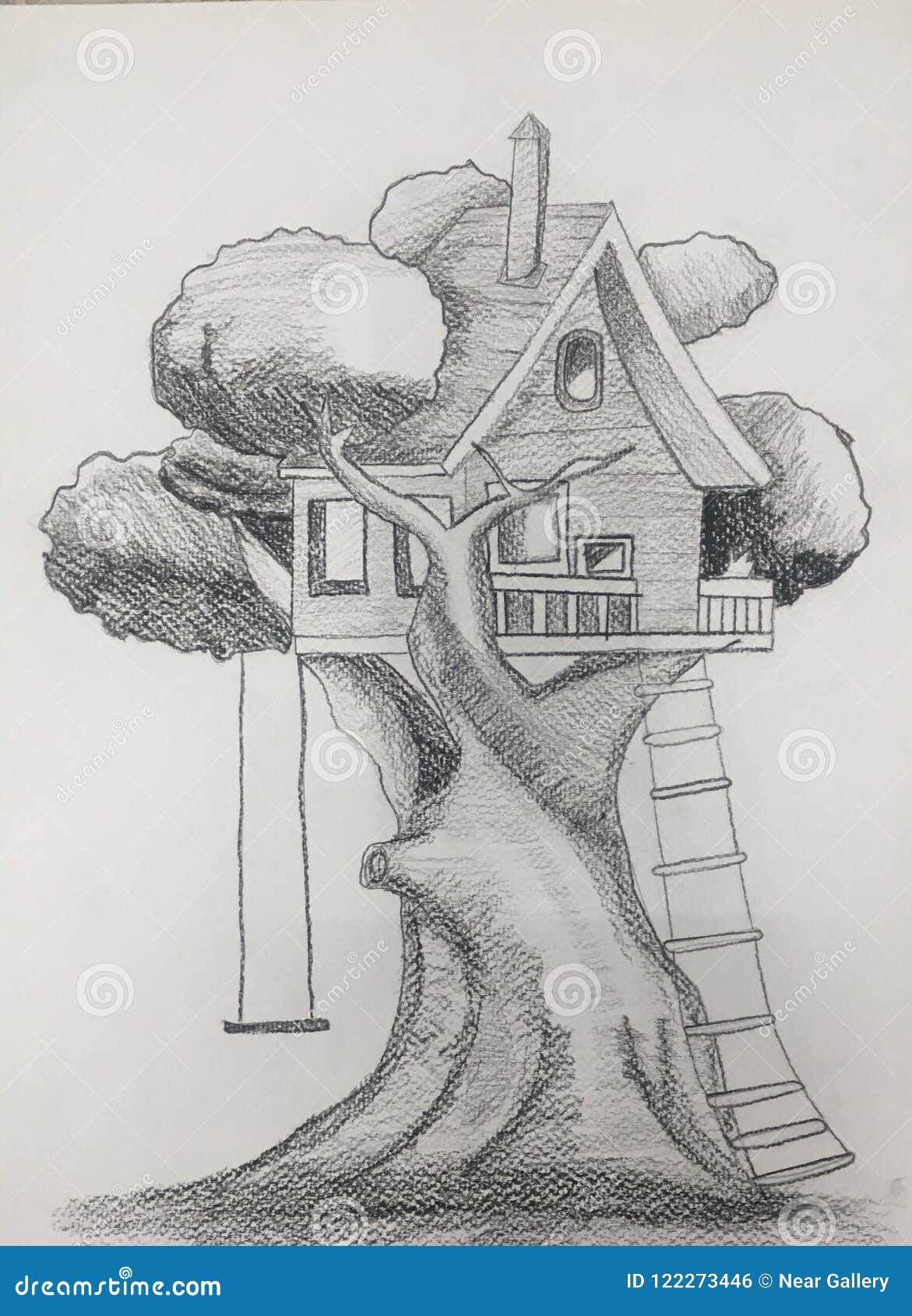 Concept Dreams Your Home House Drawing Black Pencil Yellow Paper Stock  Photo by ©Gesrey 237164048