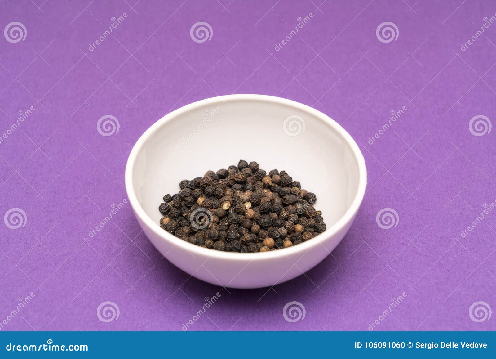 Black pepper in grains stock photo. Image of aroma, natural 106091060