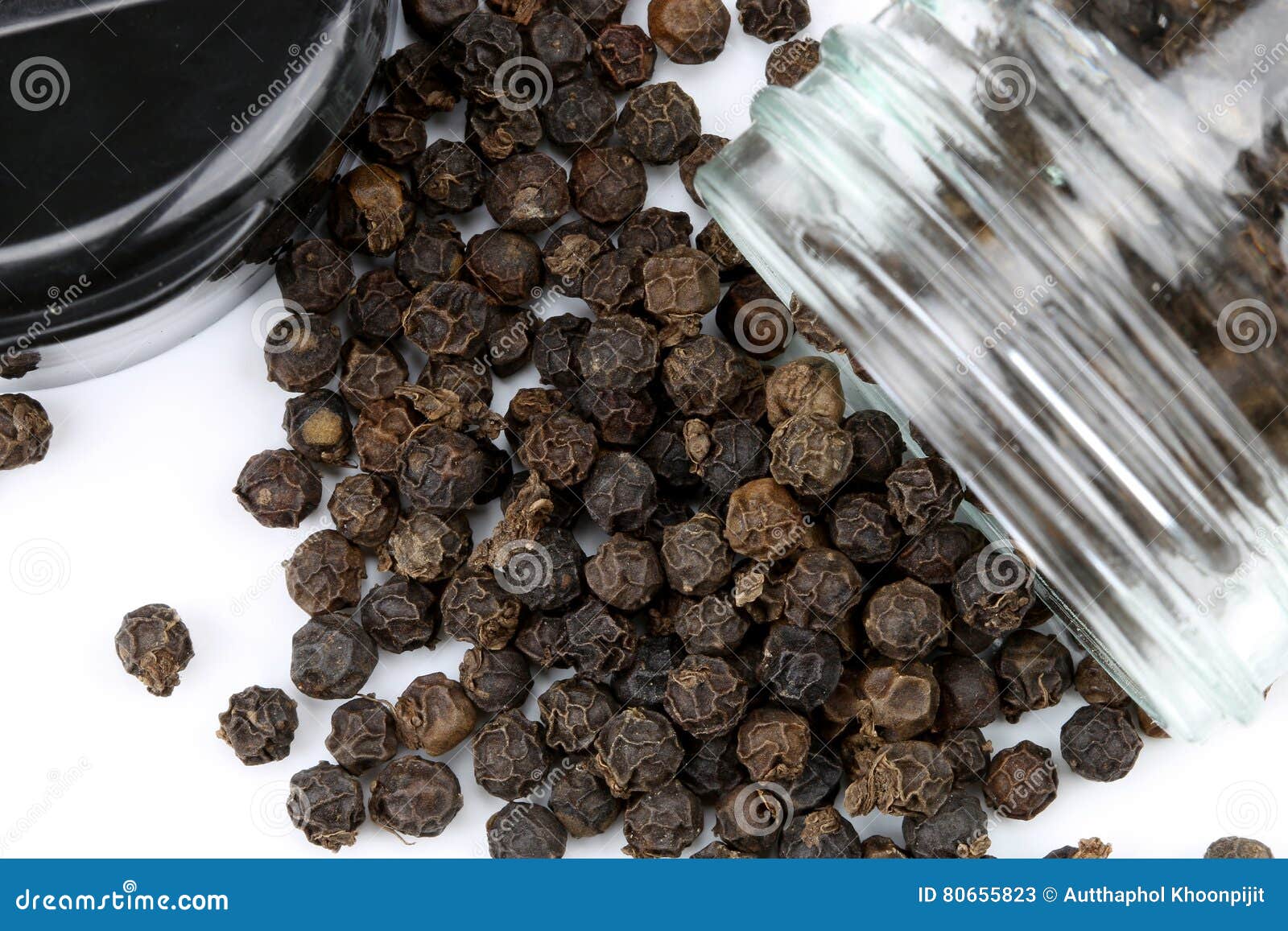 Black pepper grain stock image. Image of healthy, cookery 80655823