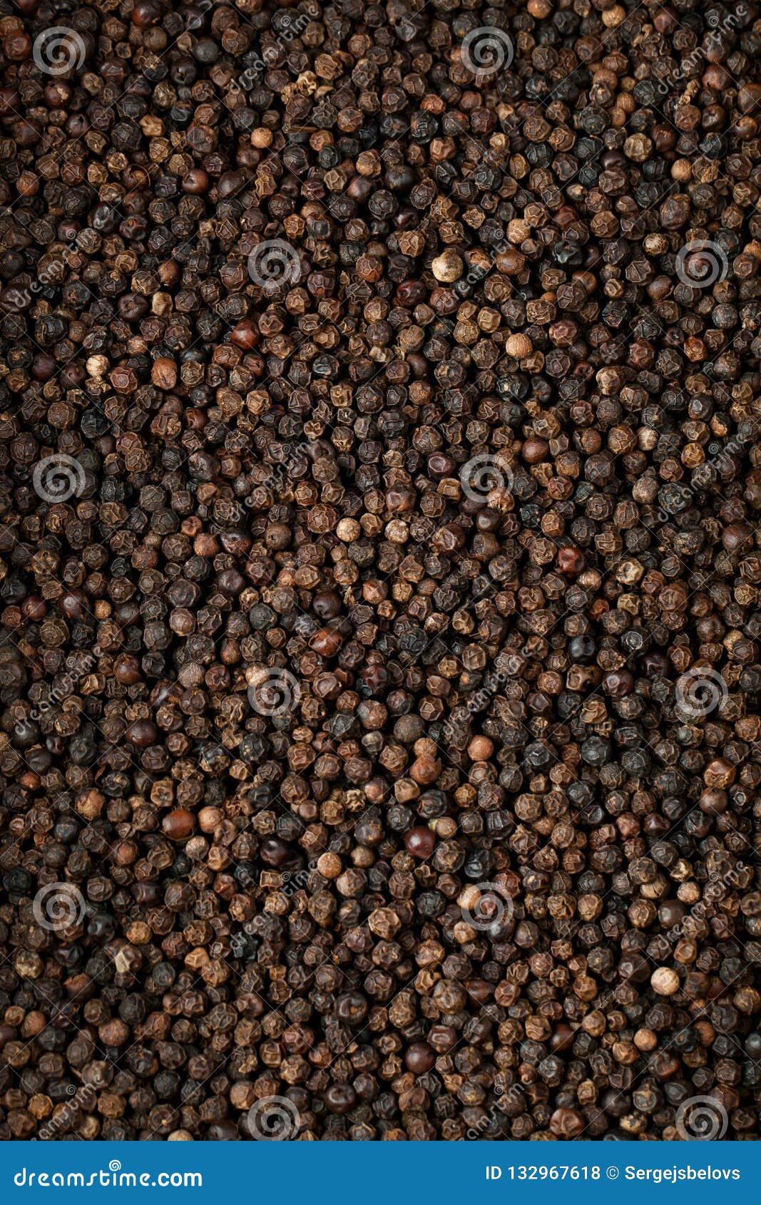 Black Pepper Grains As Background Close Up. Stock Photo Image of seed