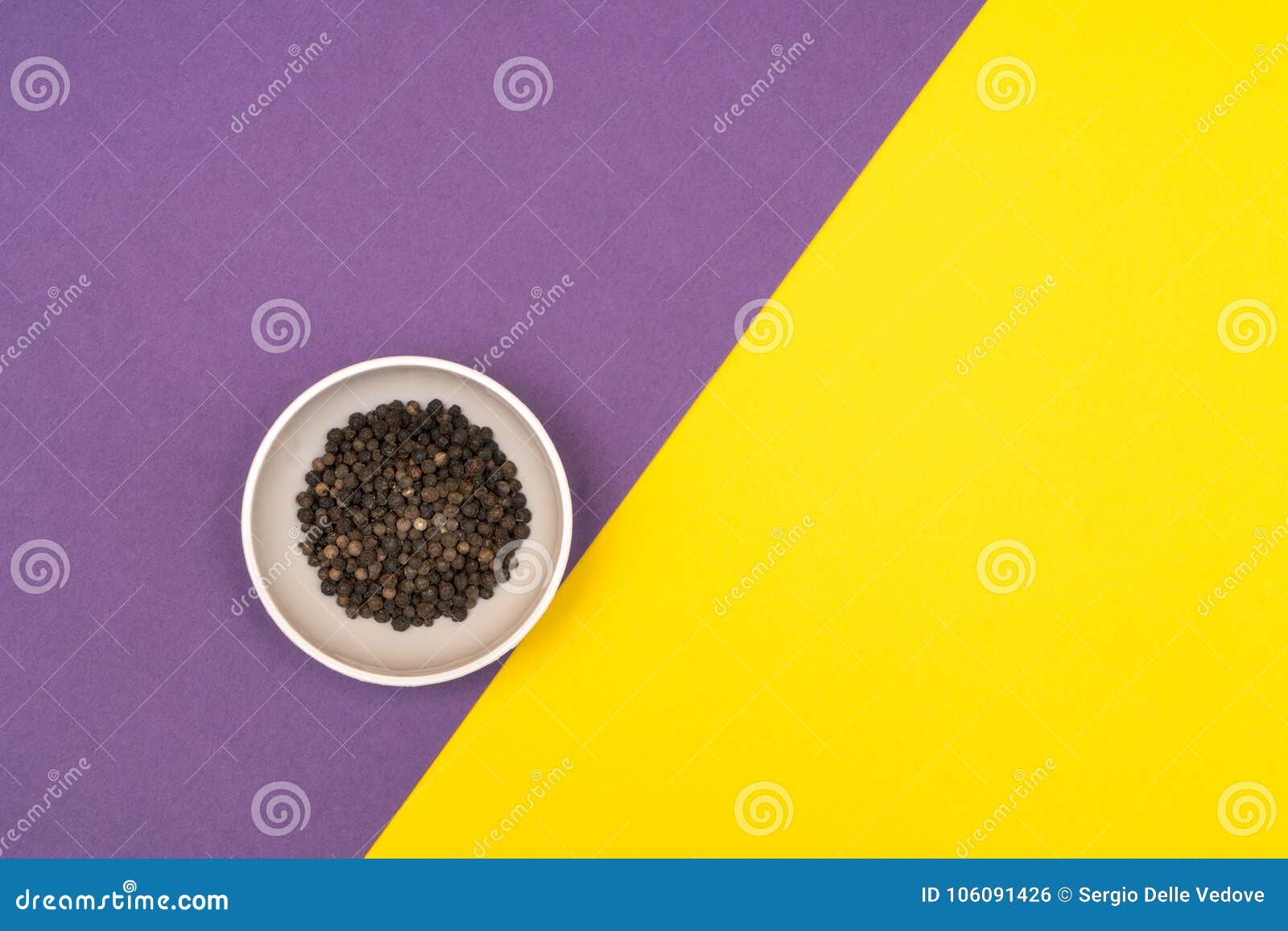 Black pepper in grains stock photo. Image of natural 106091426