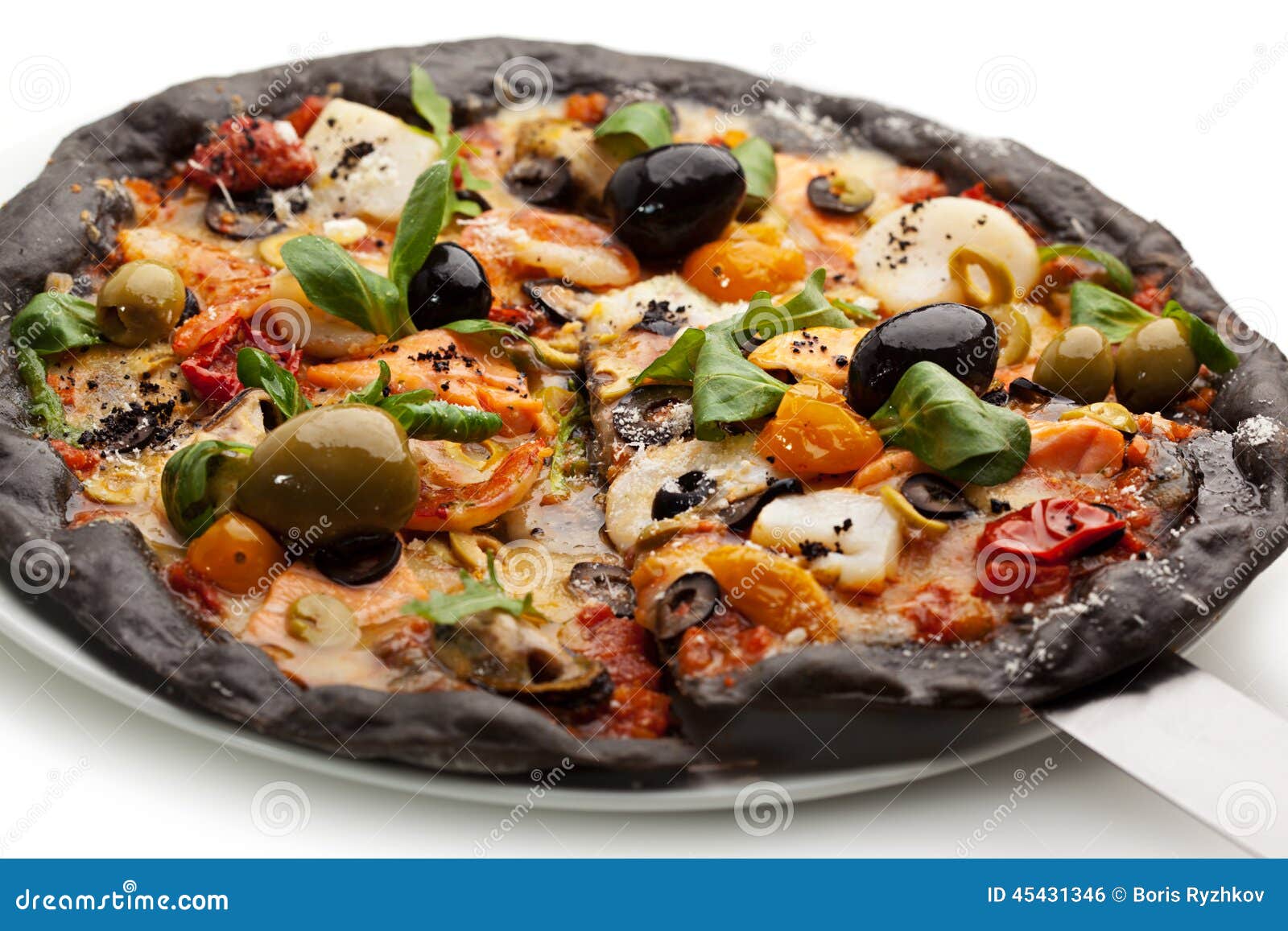 пицца черное тесто фото 9