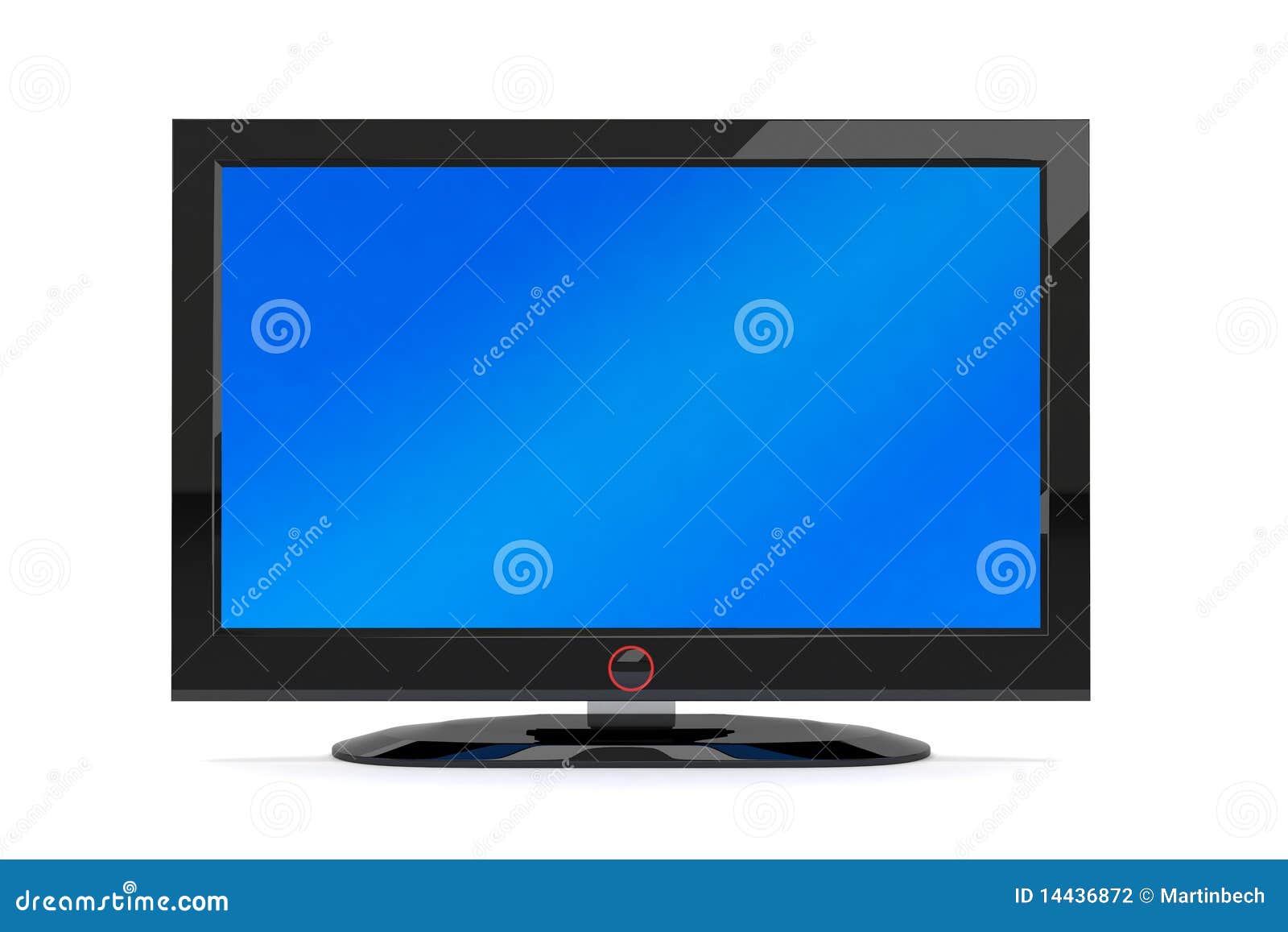 Black plasma tv stock illustration. Illustration of digital 14436872