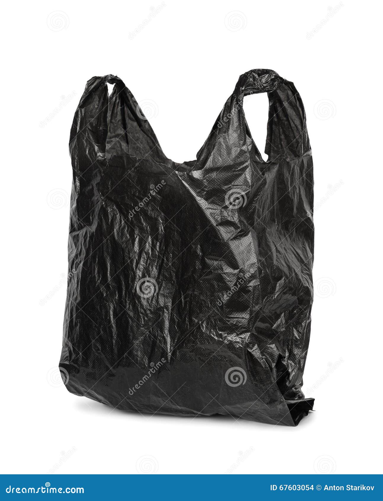 Black plastic bag stock photo. Image of package, empty 67603054