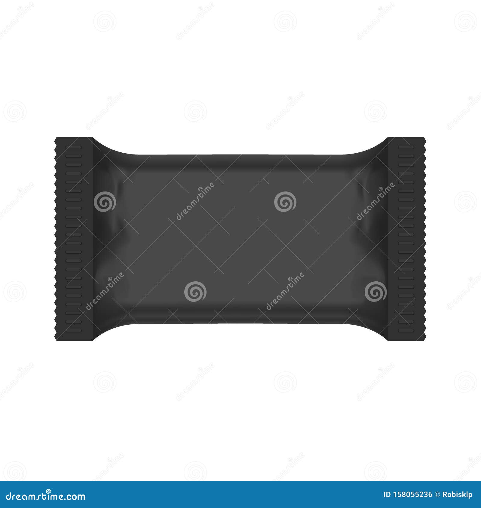 Download Black Plastic Bag Mockup stock vector. Illustration of ...