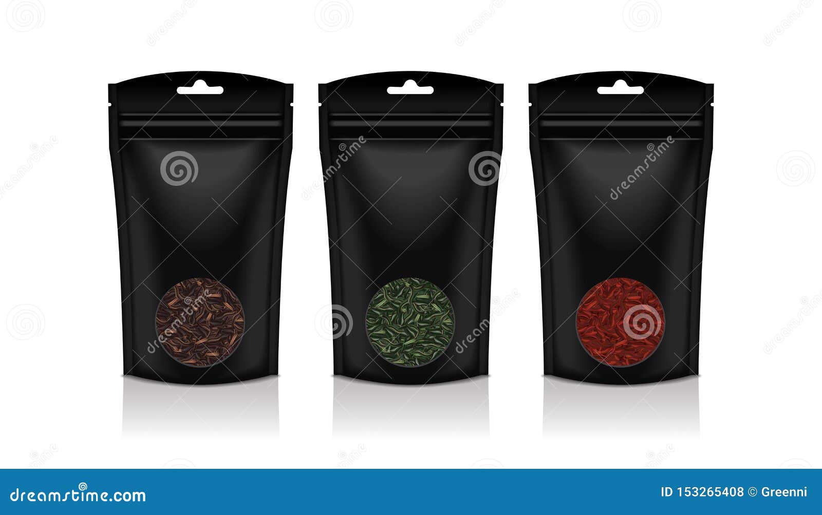Download Black Plastic Bags With Round Windows. Black, Green, Red ...