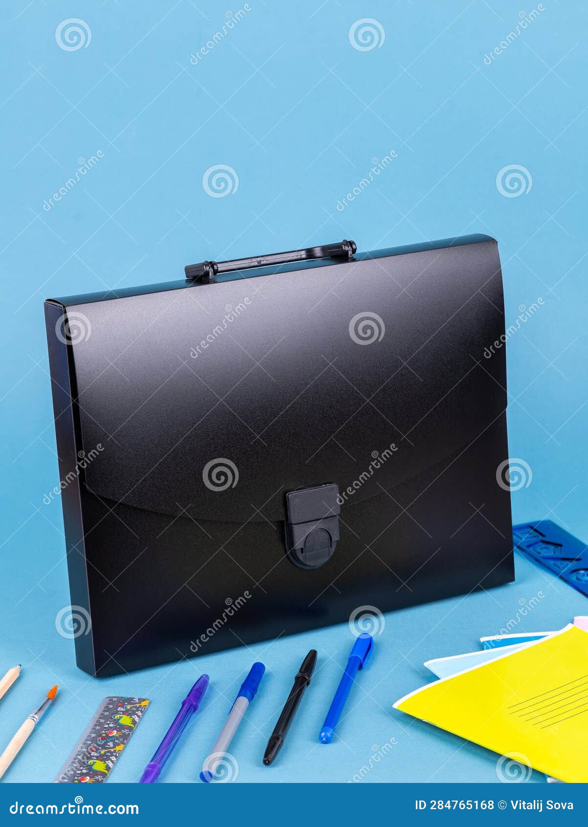 Close up stock photo. Image of material, file, education 284765168