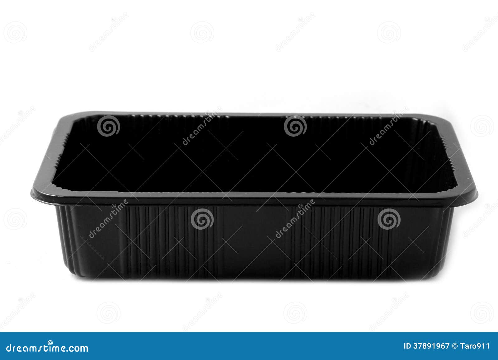 Black plastic container stock image. Image of isolated 37891967