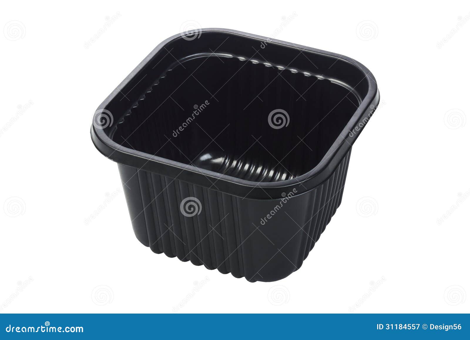 Black Plastic Container stock image. Image of container 31184557