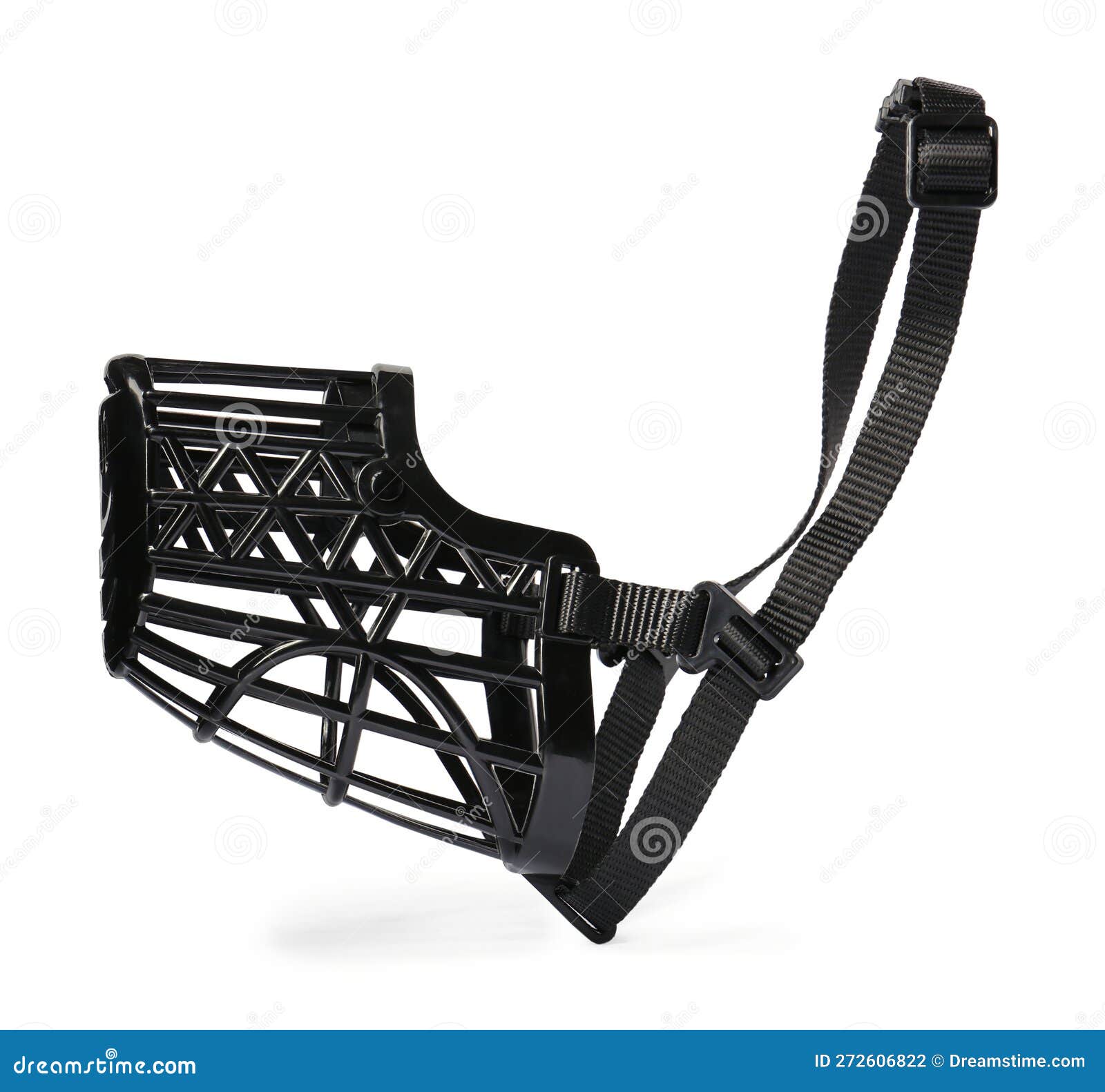 Black Plastic Dog Muzzle Isolated on White Stock Photo Image of
