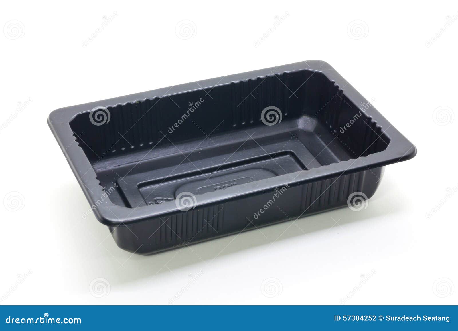 Black Plastic Food Container Stock Photo Image of home, kitchen 57304252