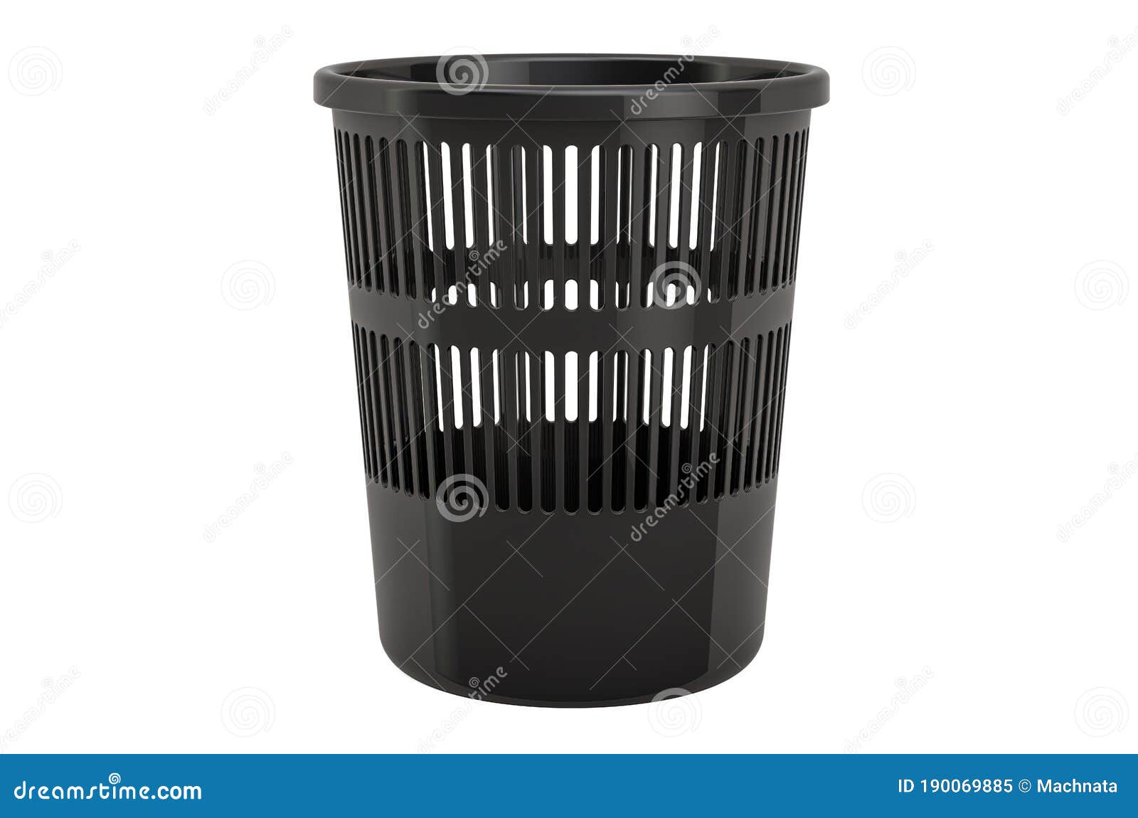 Premium Photo  Office trash can isolated on white background