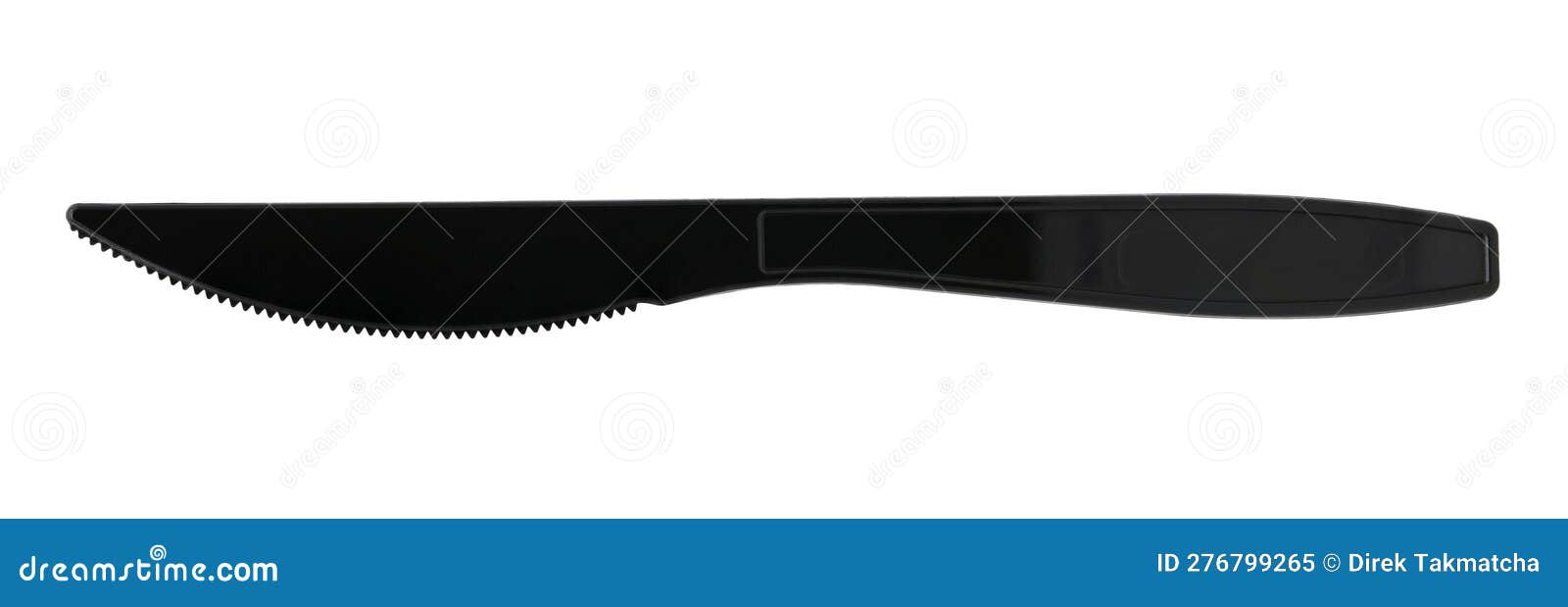 Black Plastic Knife Isolated Stock Image Image of weapon, danger