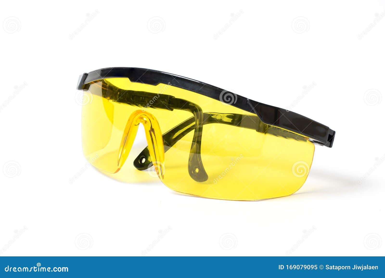 Easyinsmile Fashion Brand New Anti-fog UV Protection Adjustable Safety Glasses with Yellow Tint 54001 