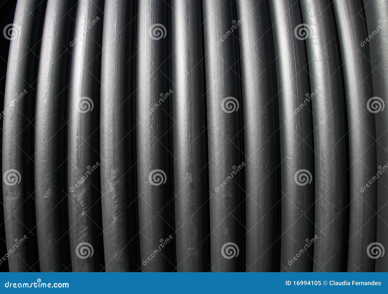 Black plastic tubes stock image. Image of industrial 16994105