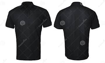 Black Polo Shirt Mock up stock photo. Image of sleeve - 94494556