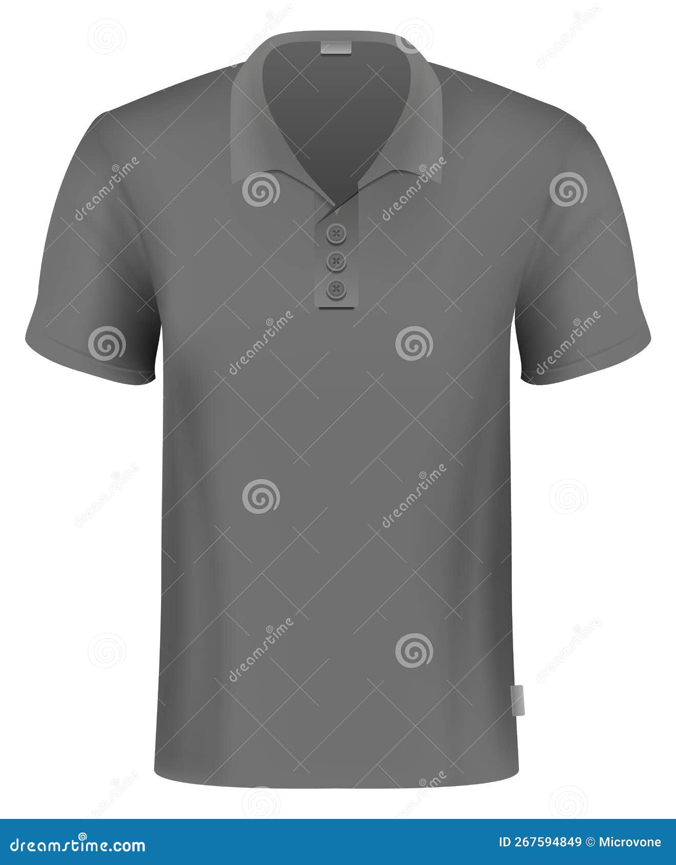 Black Polo T-shirt Realistic Mockup. Fashion Template Stock ...