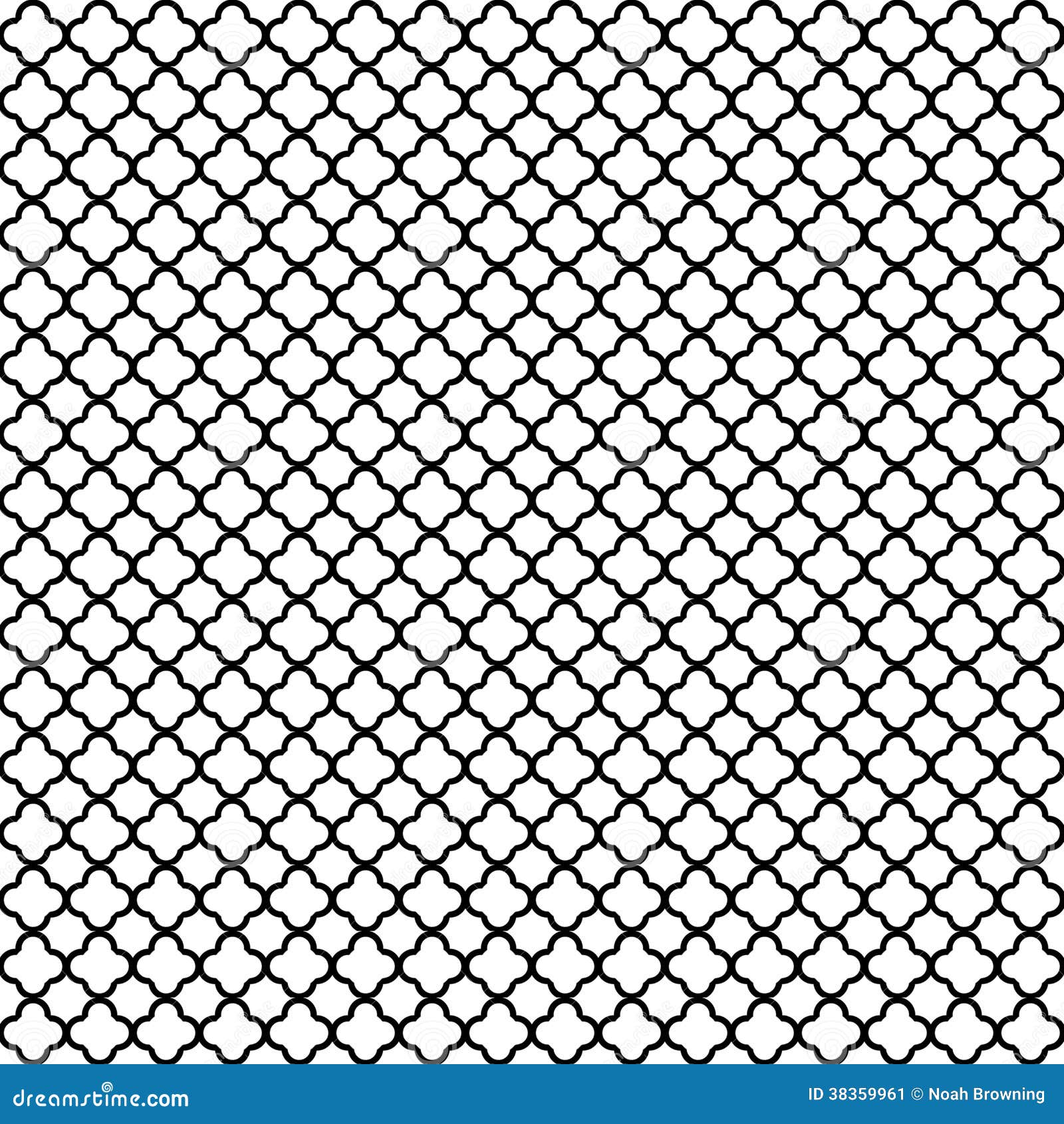 Black quatrefoil pattern stock illustration. Image of royal 38359961